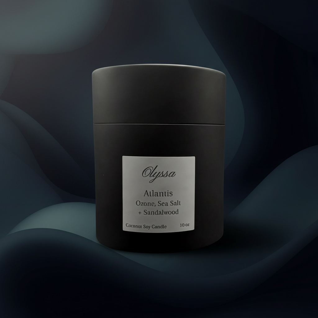 Atlantis Candle 10 oz | Soy-Coconut Wax | OLYSSA – Olyssa